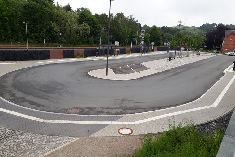 Bad Lobenstein, Busbahnhof, Referenz von STW in Thüringen